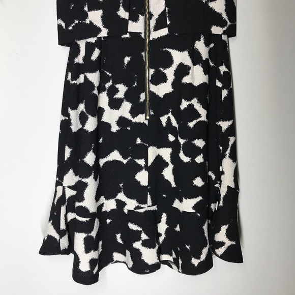 Banana Republic Black + Cream Dress Size 00P - Picture 5 of 8